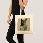 Cat Lady Canvas tas (Voorkant (product))