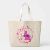 Cat Lady Canvas tas - Stem op Kamala! (Achterkant)