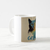 Cat Lady Coffee Mok (Voorkant links)