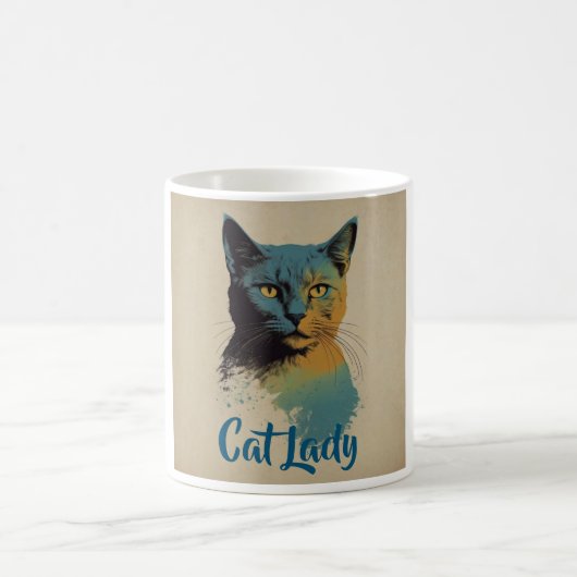 Cat Lady Coffee Mok (Center)