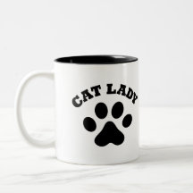 Cat Lady Coffee Mok - Cat Lover Gift