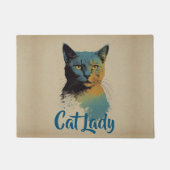 Cat Lady Doormat Deurmat (Voorkant)