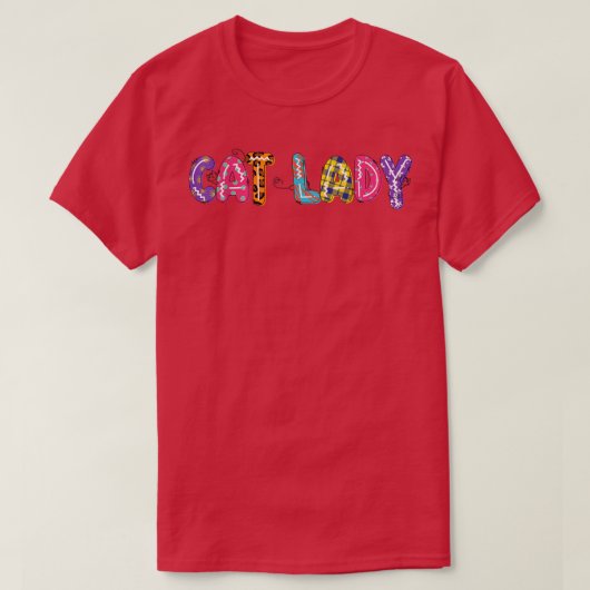 Cat Lady Funny Cat Lovers Gift T-shirt (Design voorkant)