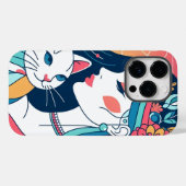 Cat Lady grafische illustratie Case-Mate iPhone Case (Achterkant (horizontaal))