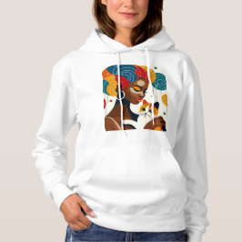 Cat Lady grafische illustratie Hoodie