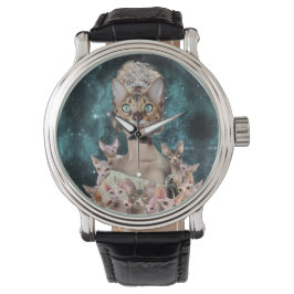 Cat Lady Horloge