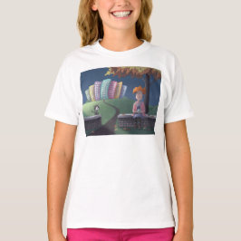 Cat Lady in het park T-Shirt