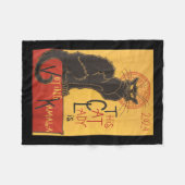 Cat Lady Kamala Le Chat Noir Grappige Stemming Fleece Deken (Voorkant (Horizontaal))