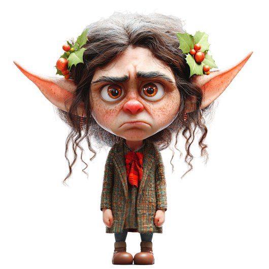 Cat Lady Kerst Elf Keramisch Ornament