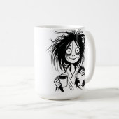 Cat Lady koffie mok 15oz (Voorkant rechts)