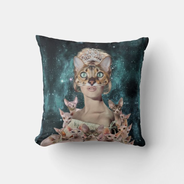 Cat Lady Kussen (Voorkant)