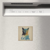 Cat Lady Magnet (Insitu (Vaatwasser))