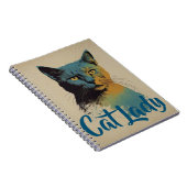 Cat Lady-Notitieboek Notitieboek (Rechterzijde)