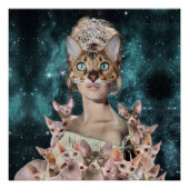 Cat Lady Perfect Poster (Voorkant)