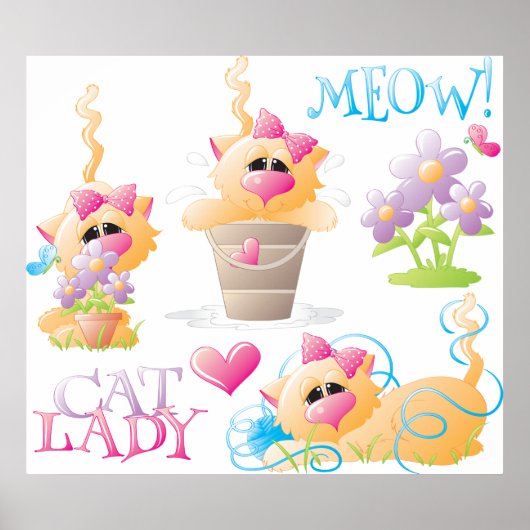 Cat Lady Poster (Voorkant)