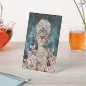 Cat Lady Reclamebord Met Voetstuk (Insitu)