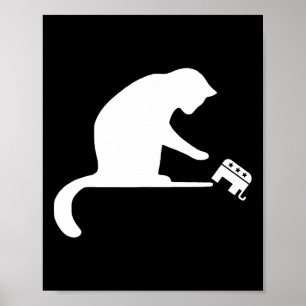 Cat Lady Revenge Push Gop Freedom Kamala Harris Poster