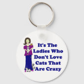 Cat Lady Sleutelhanger (Voorkant)