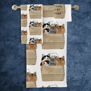 Cat Lady Starter Kit Bad Handdoek
