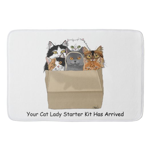 Cat Lady Starter Kit Badmat (Voorkant)