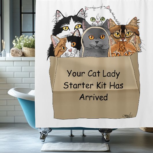 Cat Lady Starter Kit Douchegordijn