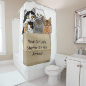 Cat Lady Starter Kit Douchegordijn (In situ)