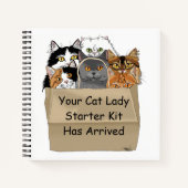 Cat Lady Starter Kit Notitieboek (Voorkant)