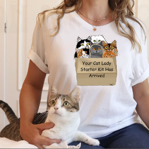 Cat Lady Starter Kit T-shirt