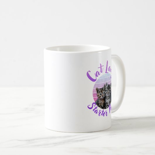 Cat Lady Starter Pack Koffiemok (Voorkant rechts)