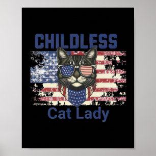Cat Lady stemt voor vrouwen Poster