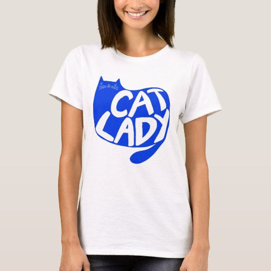 Cat Lady T-shirt (Voorkant)