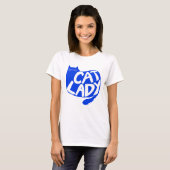 Cat Lady T-shirt (Voorkant volledig)