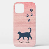 Cat Lady telefoonhoesje voor haar Case-Mate iPhone Case (Achterkant)