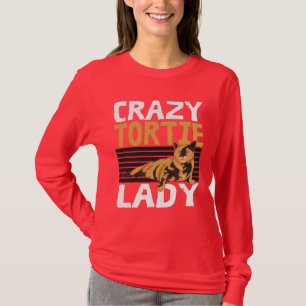 Cat Lady Tortie Hairless Feline mama T-shirt