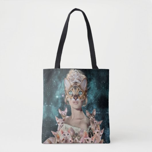 Cat Lady Tote Bag (Voorkant)