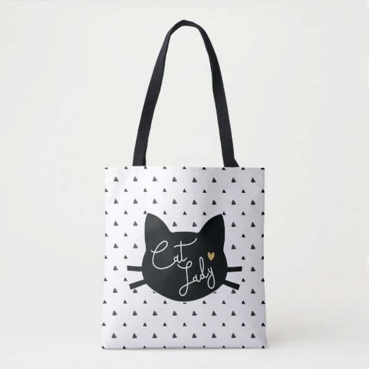 Cat Lady Tote Bag (Voorkant)