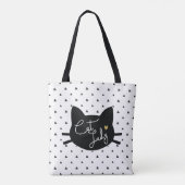 Cat Lady Tote Bag (Achterkant)