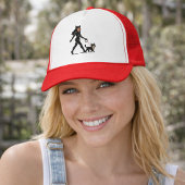 Cat Lady - Tuxedo Cats Lover - Comic Art Graphic Trucker Pet