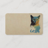 Cat Lady-Visitekaartje Visitekaartje (Voorkant)