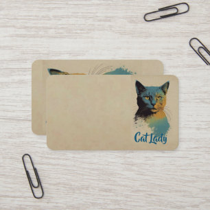 Cat Lady-Visitekaartje Visitekaartje