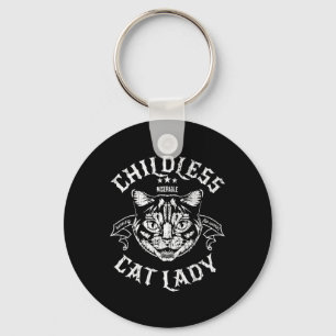 Cat Lady voor Kamala Harris 2024 Feminist Voting Sleutelhanger