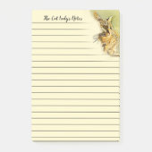 Cat Lady Waterverf Kat Whiskers Persoonlijk Post-it® Notes (Voorkant)