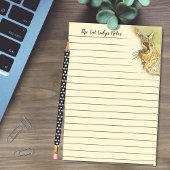 Cat Lady Waterverf Kat Whiskers Persoonlijk Post-it® Notes