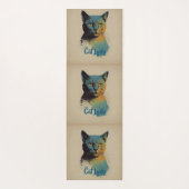 Cat Lady Yoga Mat (Achterkant)