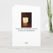 Cat & Lamp Leuke Valentijnse Kaart of Romantische  (Achterkant)