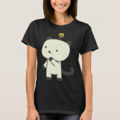 cat lamp thinking t-shirt (Voorkant)