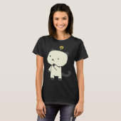 cat  lamp thinking t-shirt (Voorkant volledig)