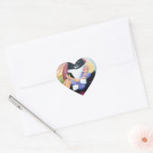 Cat Lap Hart Sticker (Envelop)