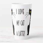 Cat Latte - 17 oz. Mok (Voorkant)