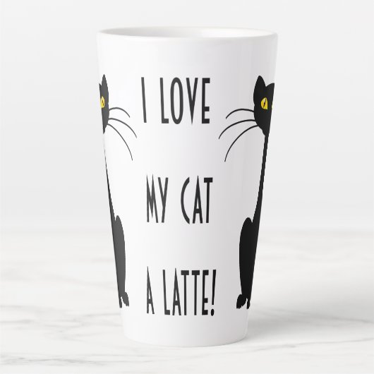 Cat Latte - 17 oz. Mok (Voorkant)